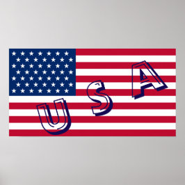 Usa Flag Poster