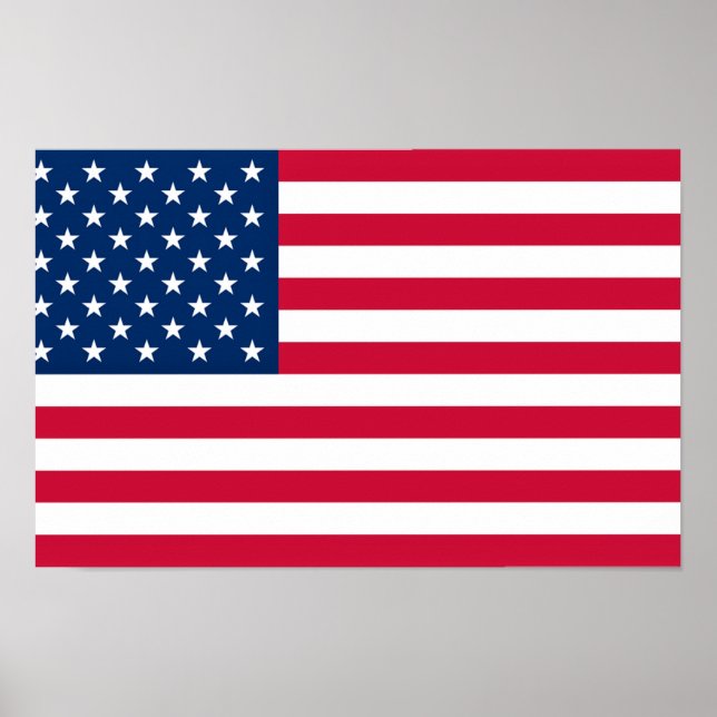 USA Flag Poster USA (Vorne)