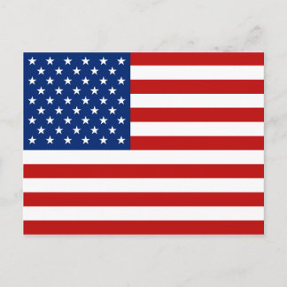 USA Flag Postkarte