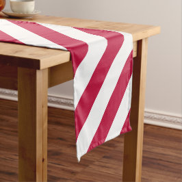 USA Flag Red White Strips Cotton Table Runner Kurzer Tischläufer