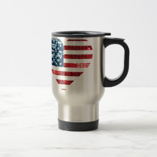 usa Flag Reisebecher