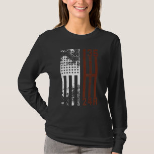 Usa Flag Stick Shift Geber 4x4 Suv Off Road Trails T-Shirt