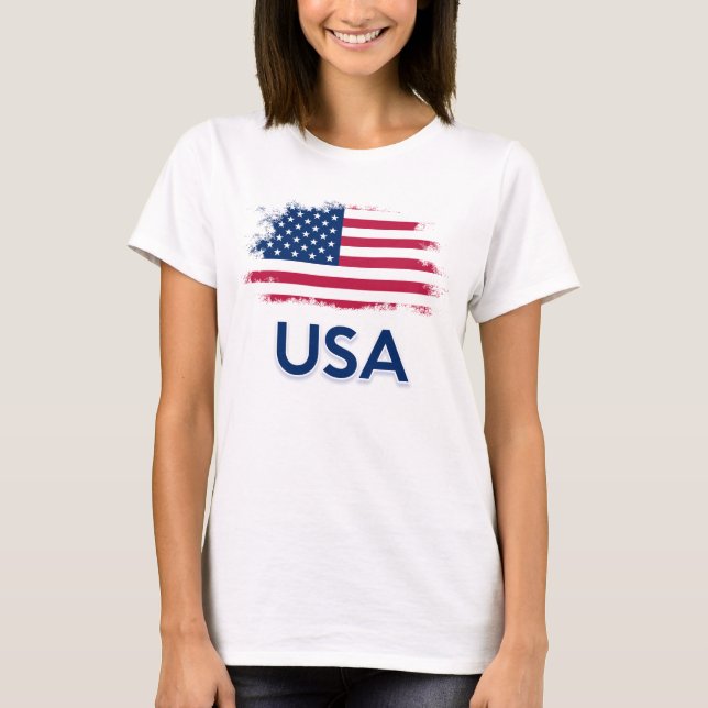 USA Flag T - Shirt (Vorderseite)