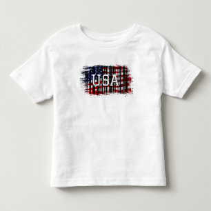 USA Flag T - Shirt Design