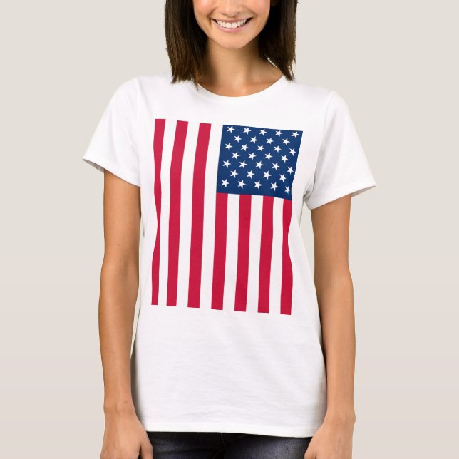 USA Flag T - Shirt USA (Vorderseite)