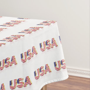 USA Flag Tableclout Tischdecke