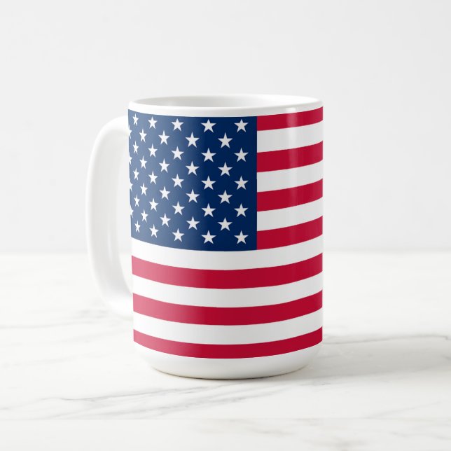 USA Flag Tasse - Patriotic (Vorderseite Links)