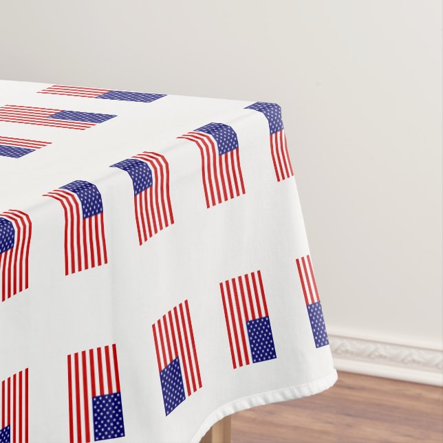 USA Flag Tccer Tischdecke (Beispiel)