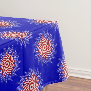 USA FLAG-TEABAG FOLDING S12B-52x70 TABLECLOTH Tischdecke
