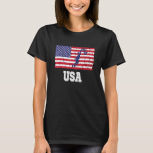 Usa Flag Team Basketball 4. Juli T-Shirt