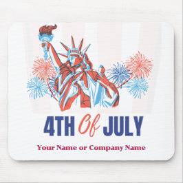 USA Flag Theme Custom 4. Juli Business Mousepad
