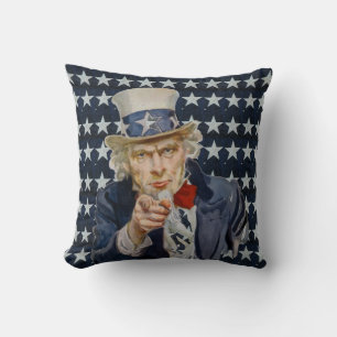USA Flag Throw Kissen