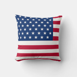 USA Flag Throw Pillow – Patriotic American Home de Kissen