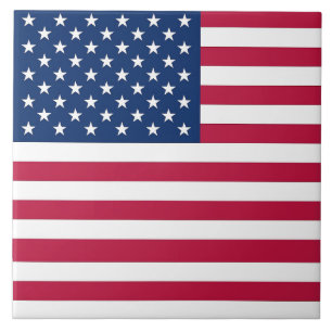 USA Flag Tile Fliese