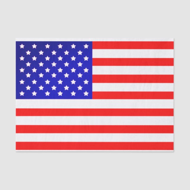 USA Flag Tissue Paper Seidenpapier (Vorderseite)