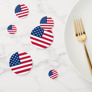 USA Flag US Flagge Konfetti