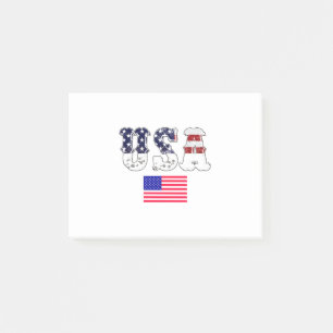 Usa Flag-Usa-Flag-America-American-American Flag Post-it Klebezettel