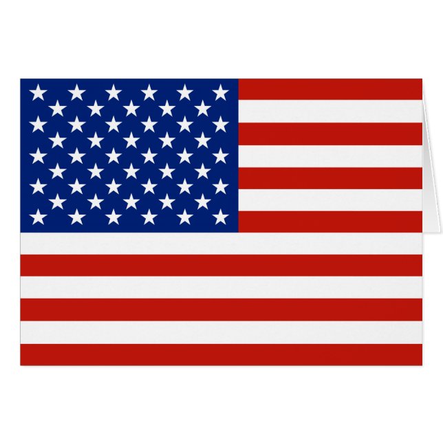 USA-Flagge (Vorderseite (Horizontal))