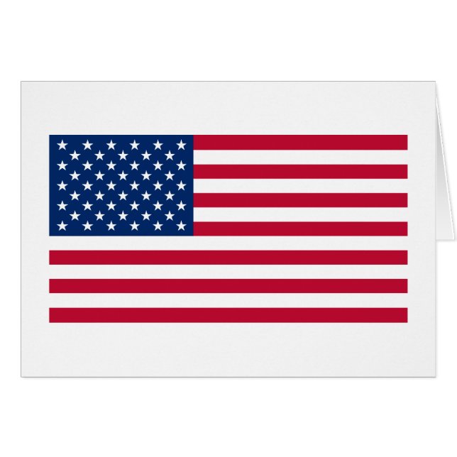 USA-Flagge (Vorderseite (Horizontal))