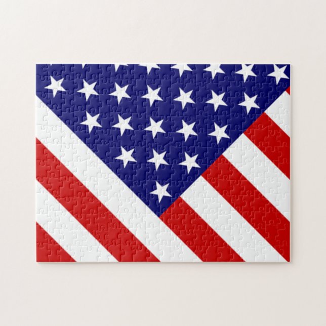 USA-Flagge 11x14 252pc jpcn Puzzle (Horizontal)