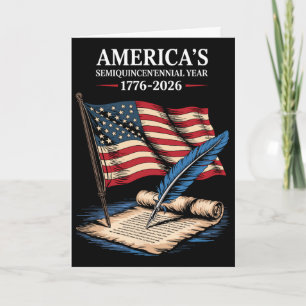 Usa-Flagge 250 Jahre Unabhängigkeitstag 1776-2026 Karte