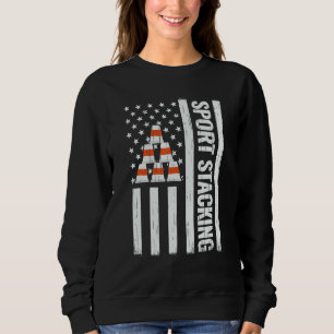 USA-Flagge 4. Juli Sport Stapelbecher Speedcup Sweatshirt