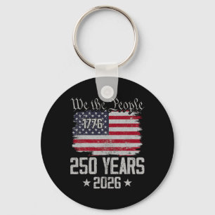 Usa-Flagge Amerikanische Flagge 250. Jahrestag Usa Schlüsselanhänger