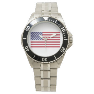 USA-Flagge Armbanduhr