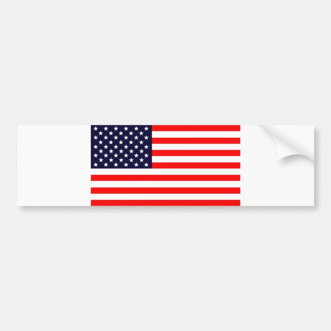 USA-Flagge Autoaufkleber (Vorne)