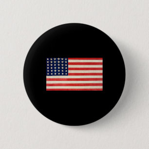 USA-Flagge Basic für Männer Frauen und Kinder US P Button
