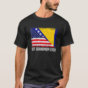 USA Flagge Bosnien und Herzegowina Flagge Beste Gr T-Shirt