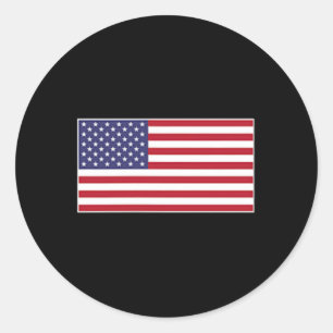 Usa-Flagge Brust-Patch Sternenbanner Amerikanisch Runder Aufkleber