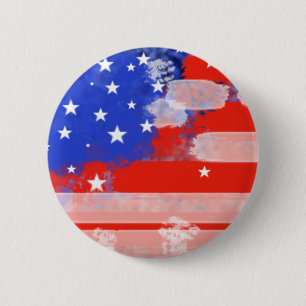 USA-Flagge Button