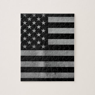 USA-Flagge BW Puzzle