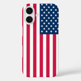 USA-Flagge iPhone 16 Hülle