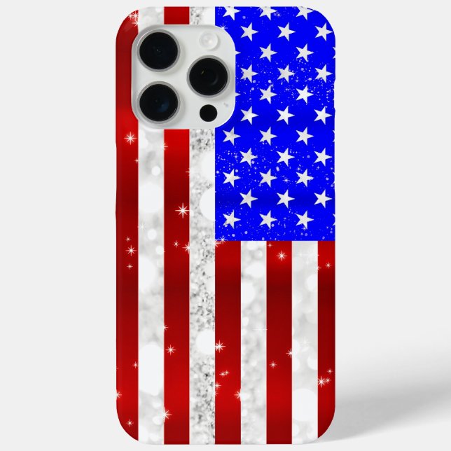 USA-Flagge Case-Mate iPhone Hülle (Rückseite)