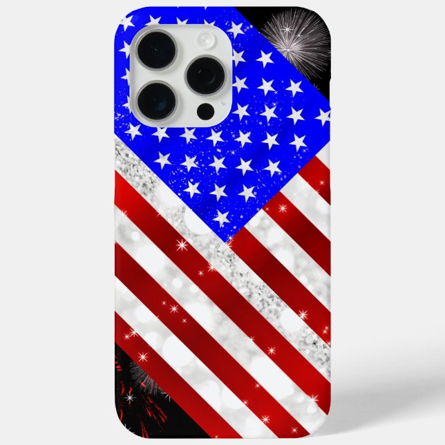 USA-Flagge Case-Mate iPhone Hülle (Rückseite)