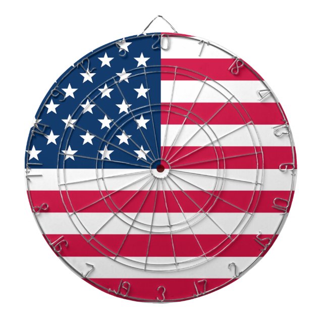 USA-Flagge Dartscheibe (vorne)