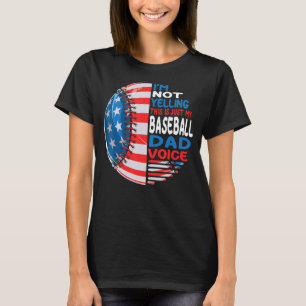 USA-Flagge, die ich nicht schreie Dies ist mein Ba T-Shirt
