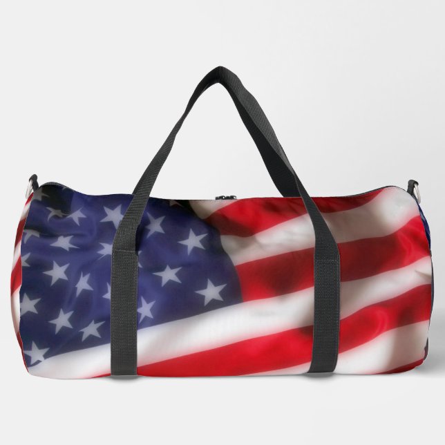 USA-Flagge Duffle Bag (Vorderseite)