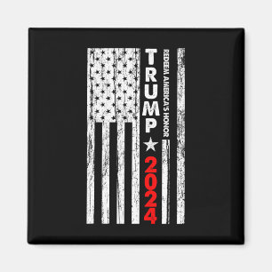 Usa-Flagge Erlösen Sie Amerikas Ehre Trump 2024 Magnet
