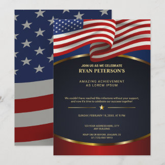 USA-Flagge | Errungenschaften der Werbeaktion | Sc Einladung