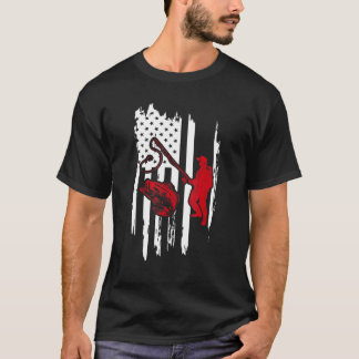 USA Flagge Fanggerät Vintage Flagge T-Shirt