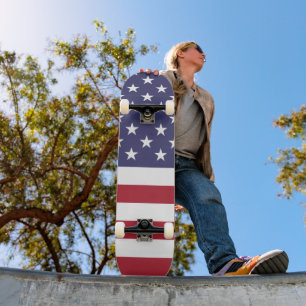 USA-Flagge, Flagge der USA Skateboard