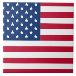 USA-Flagge Fliese