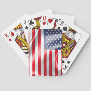 USA-Flagge für Poker-Spielkarten Spielkarten