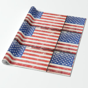 USA-Flagge Geschenkpapier