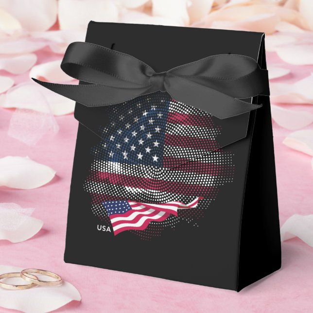 USA-Flagge Geschenkschachtel (Hochzeit)