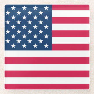 USA-Flagge Glasuntersetzer