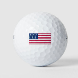 usa-Flagge Golfball